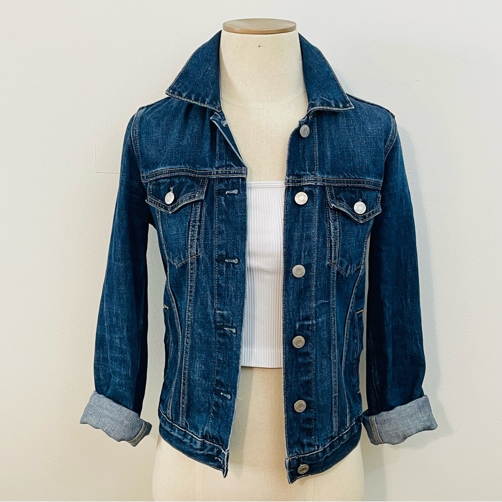 GAP‎ Dark Blue Icon Denim Jacket